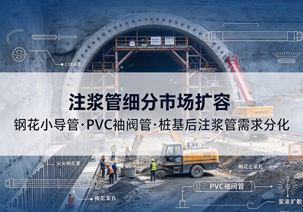 朝阳区注浆管细分市场扩容，隧道钢花小导管、PVC 袖阀管、桩基后注浆管需求分化